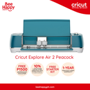 Cricut Explore Air 2 Peacock Electronic Cutting Machine + Free Workshop