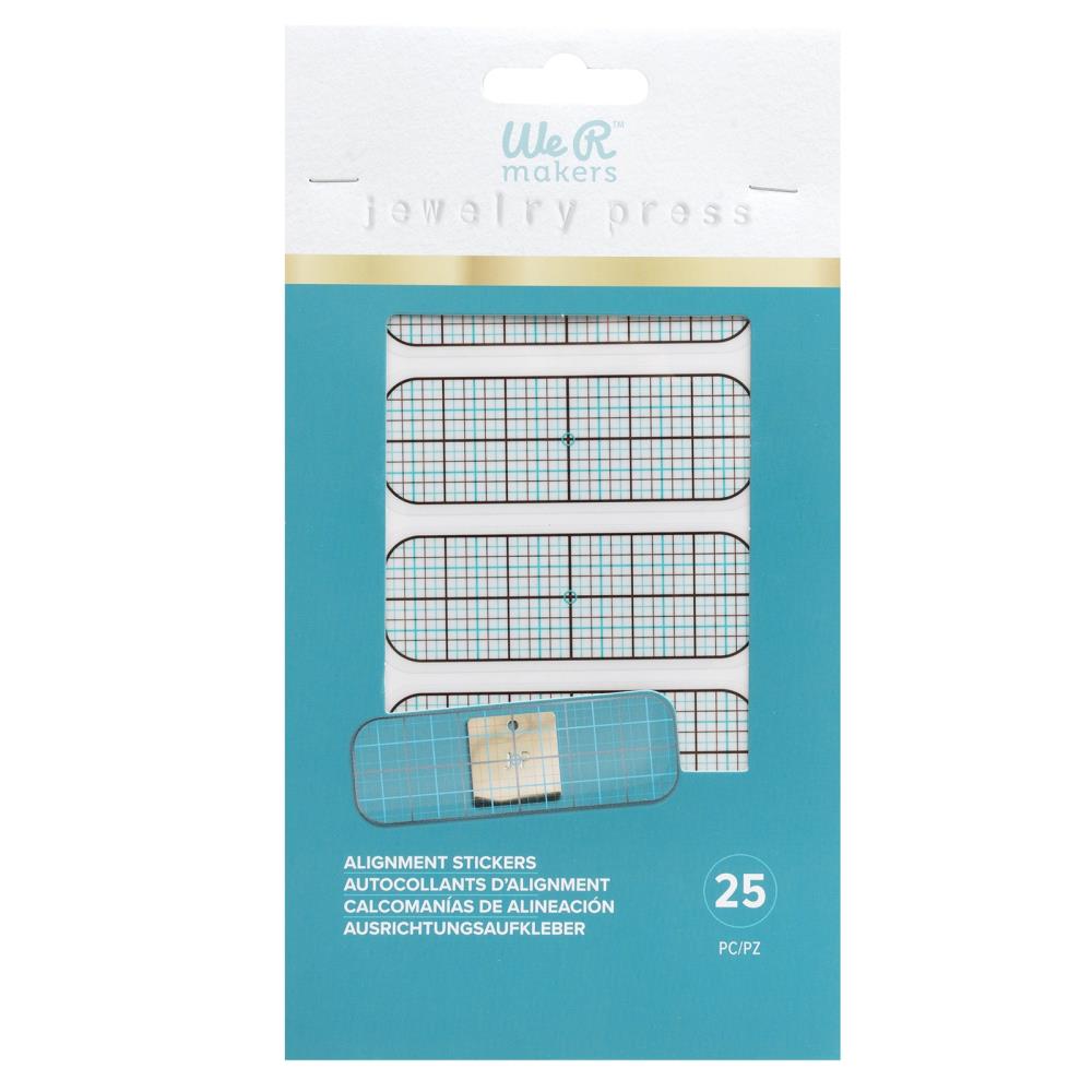 We R Makers Jewelry Press Alignment Stickers 25pcs
