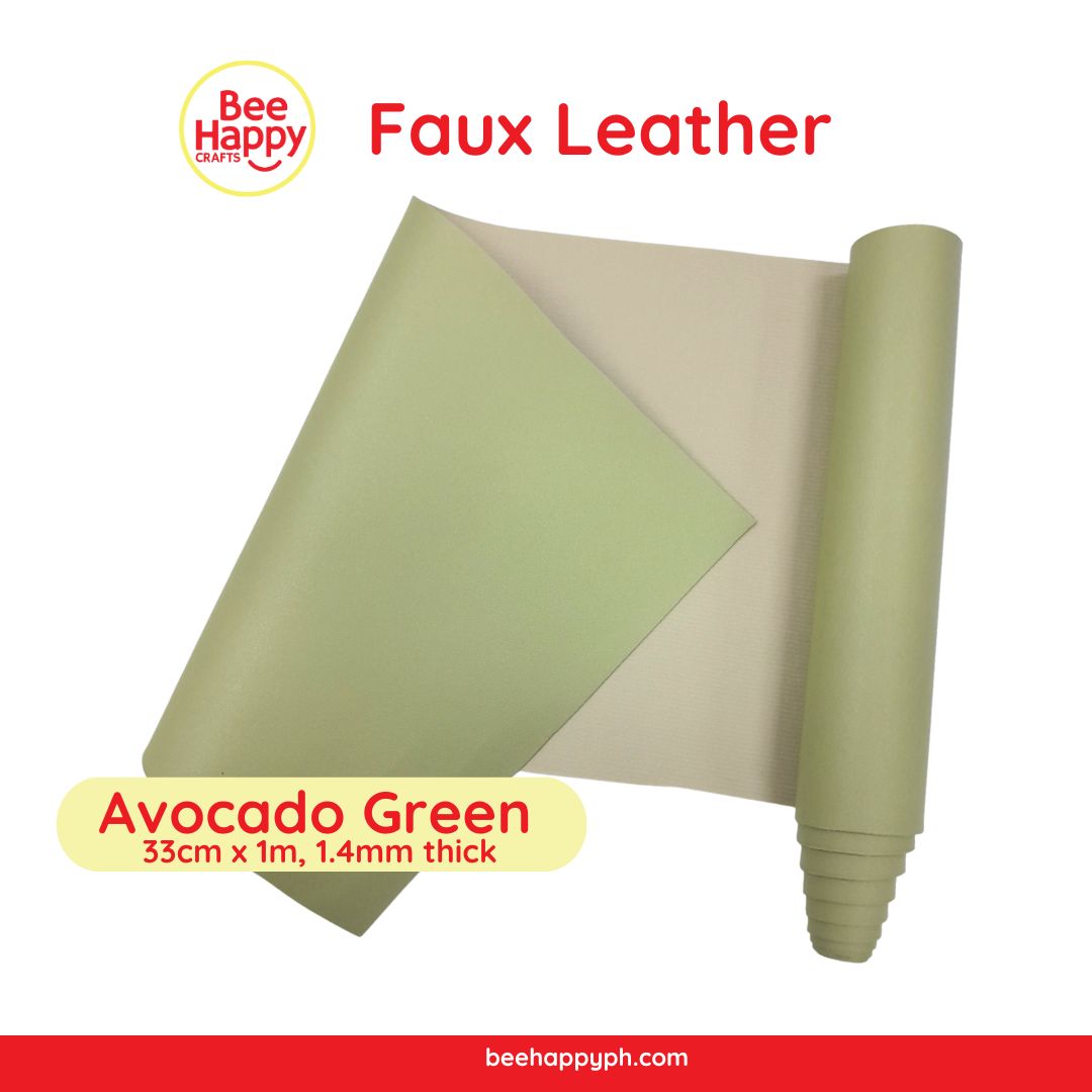 Bee Happy Thick Faux leather 33cm x 1m For Cricut, Silhouette, Sizzix and Brother