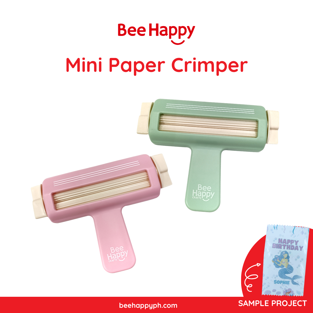 Bee Happy Mini Paper Crimper