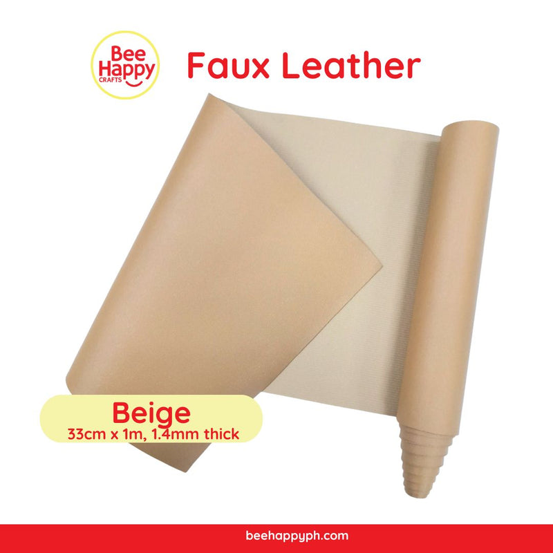 Bee Happy Thick Faux leather 33cm x 1m For Cricut, Silhouette, Sizzix and Brother