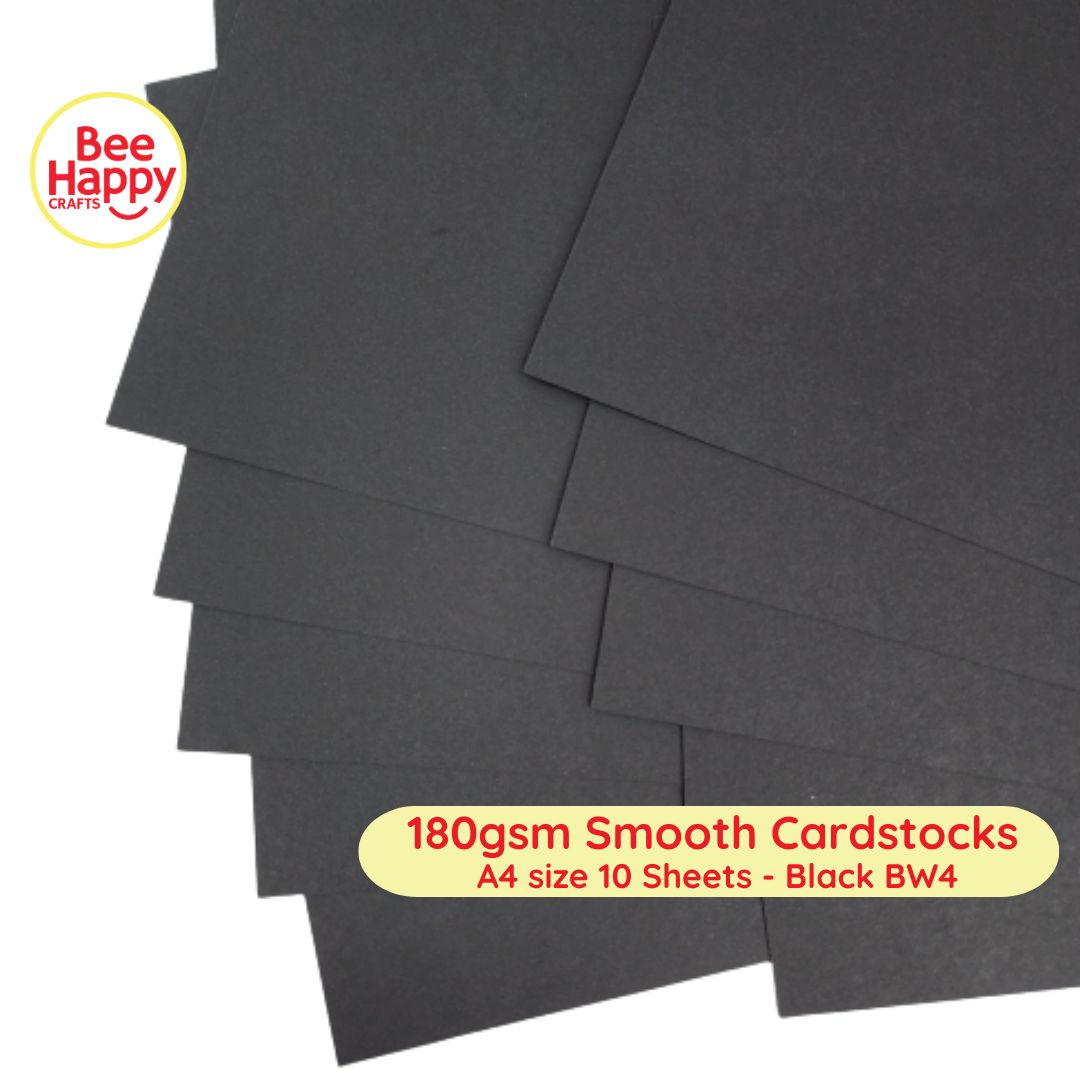 Bee Happy 180gsm Smooth Cardstocks 10 Sheets