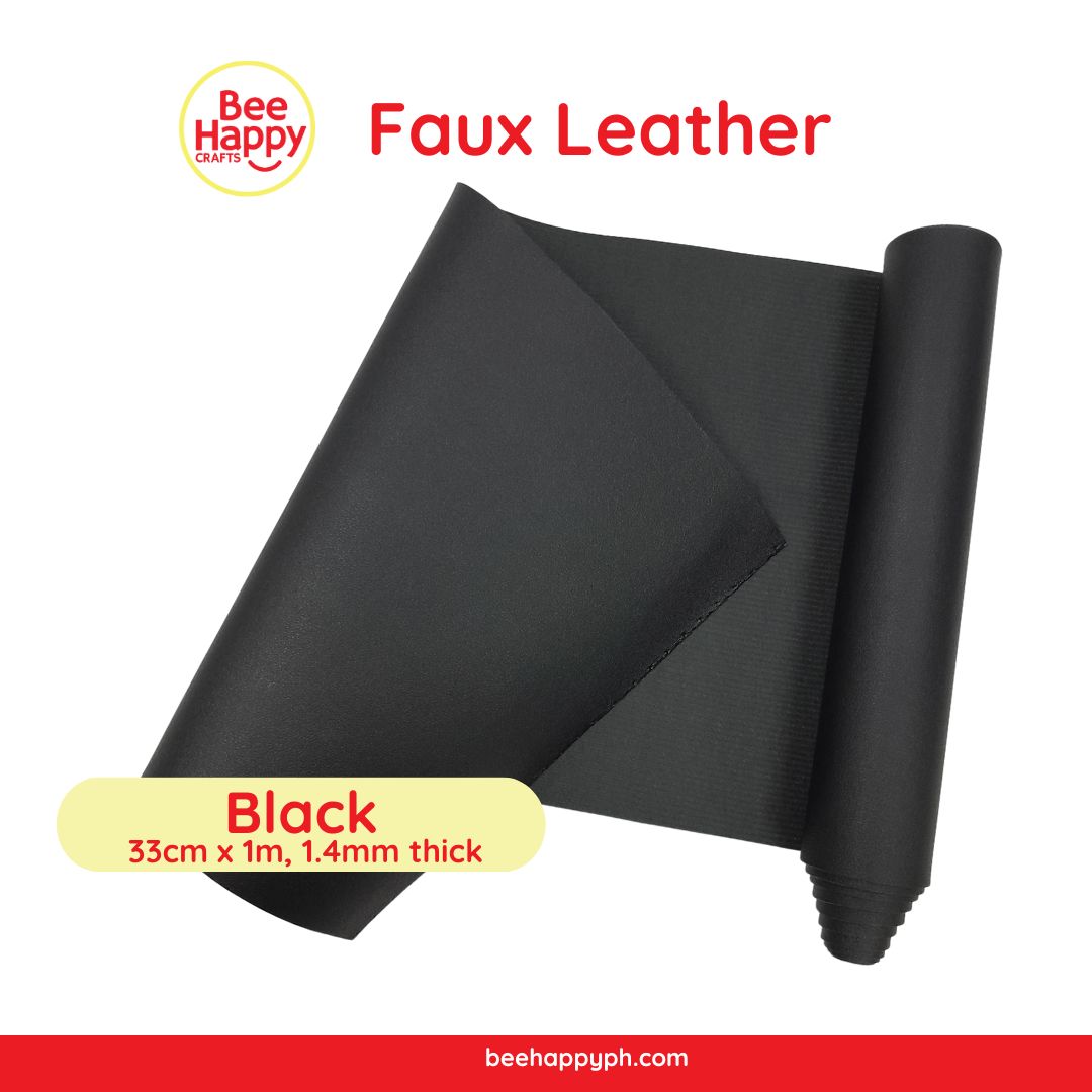 Bee Happy Thick Faux leather 33cm x 1m For Cricut, Silhouette, Sizzix and Brother