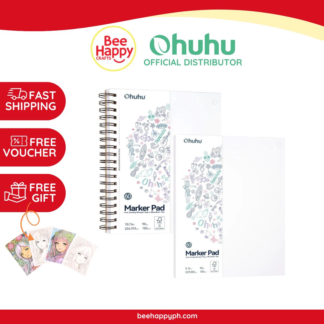 Ohuhu Bleedproof Double-Sided Marker Pad Y44-83000-43, Y44-83000-44 & Y30-83000-47