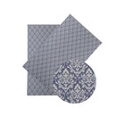 Bee Happy Faux Leather Sheets - Damask