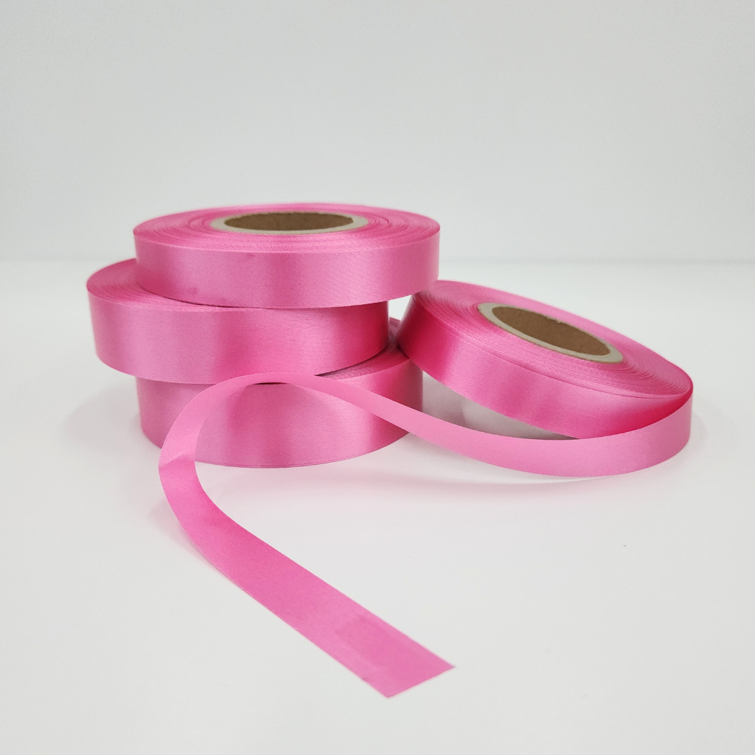 Bee Happy Premium Satin Ribbon Roll – 50 Meters (15mm / 20mm / 25mm)