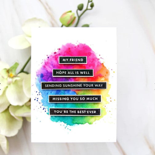 Altenew Bold Sentiments Stamp Set