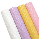 Bee Happy Faux Leather Sheets - Braided Weaved Bump