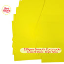 Bee Happy 250gsm Smooth Cardstocks 10 Sheets - Primary Colors