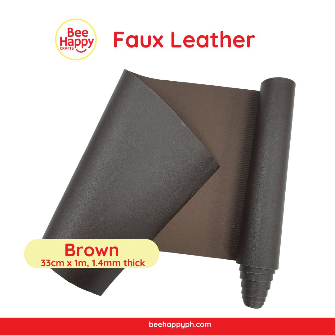 Bee Happy Thick Faux leather 33cm x 1m For Cricut, Silhouette, Sizzix and Brother