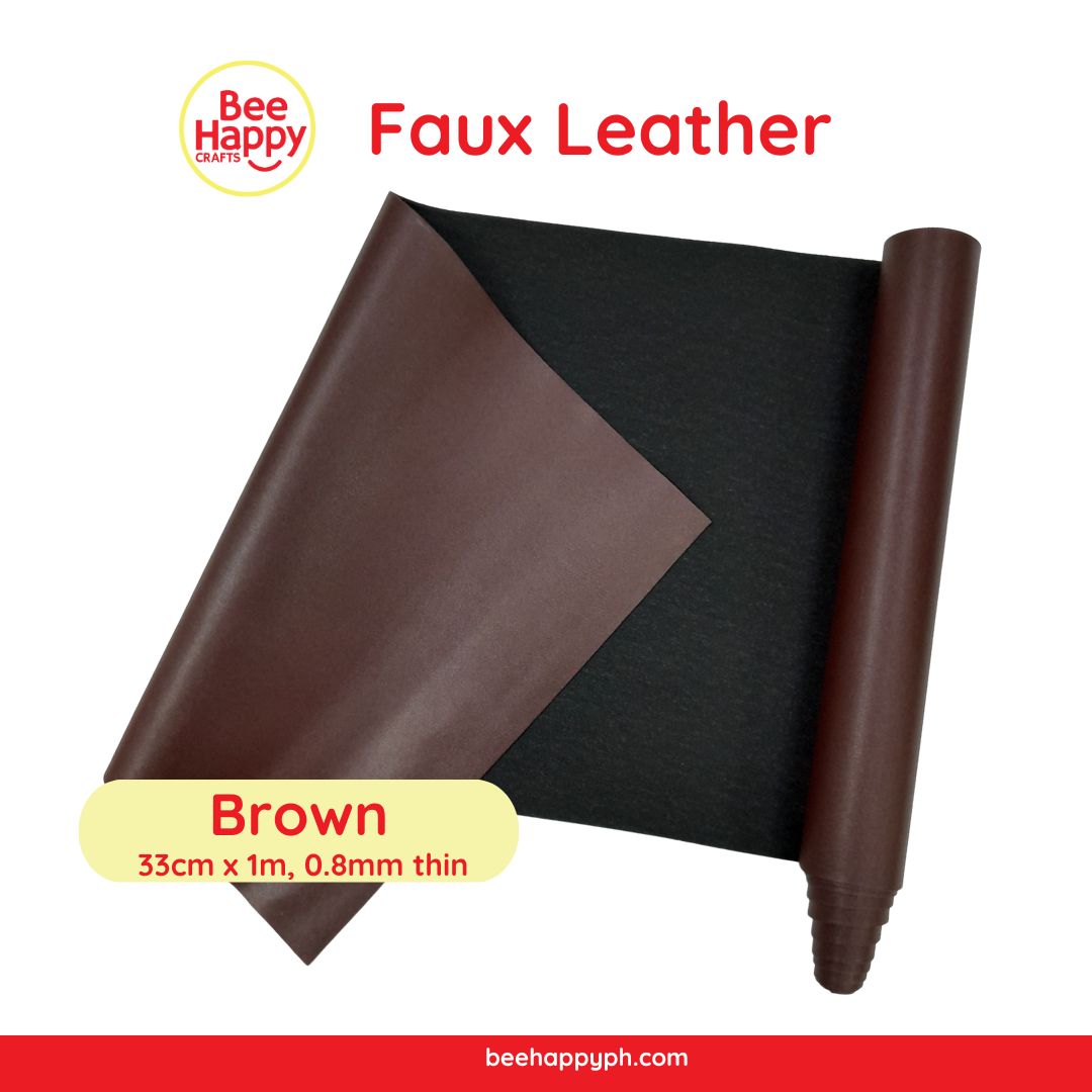 Bee Happy Thin Faux leather 33cm x 1m For Cricut, Silhouette, Sizzix and Brother