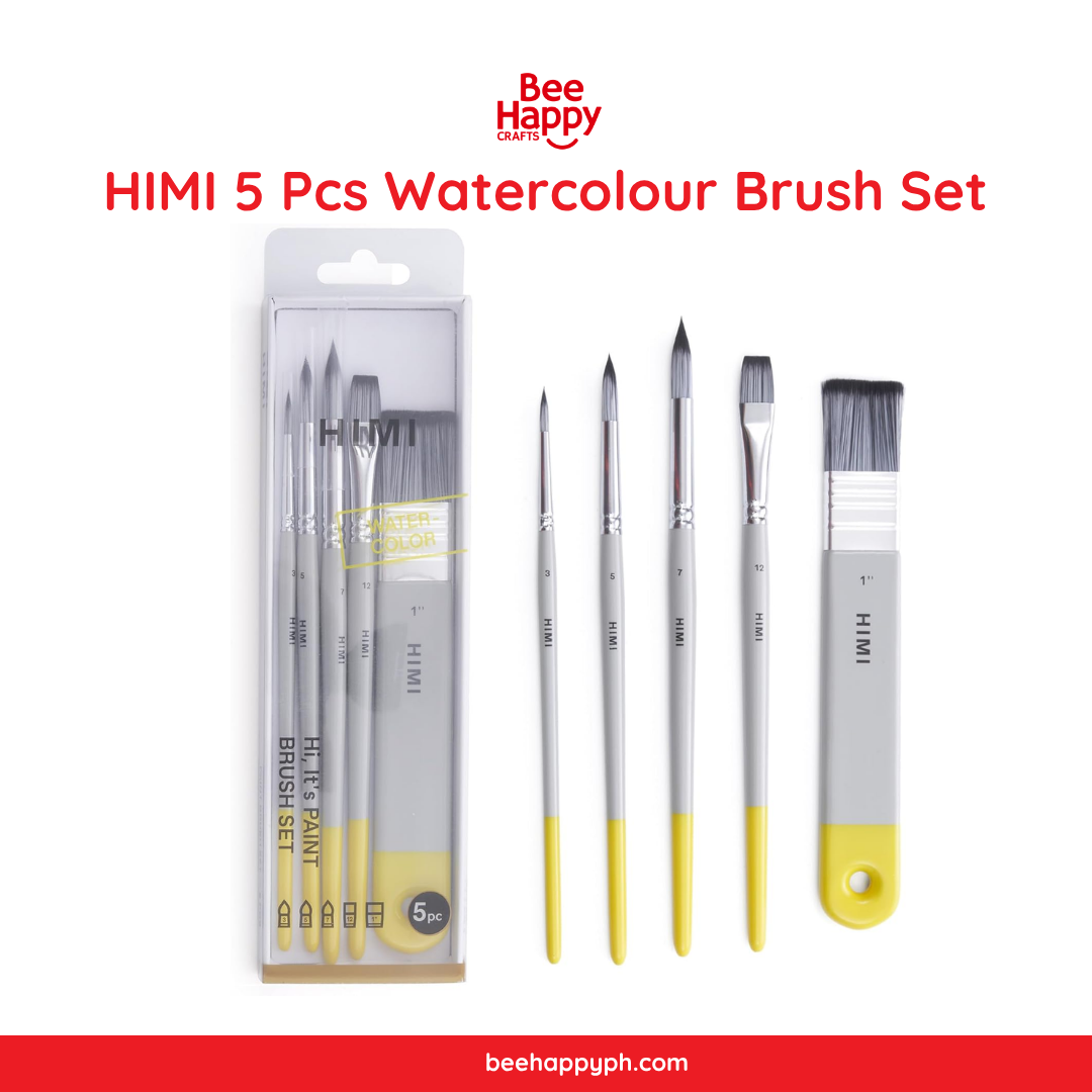 HIMI 5 Pcs Watercolour Brush Set