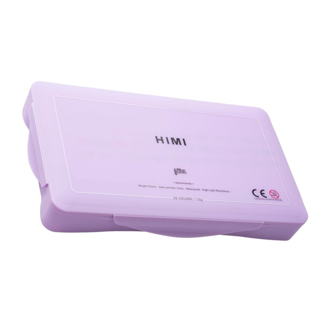 Miya Himi Gouache Twin Cups Set 36 Colors Split Jelly Cups - Lilac
