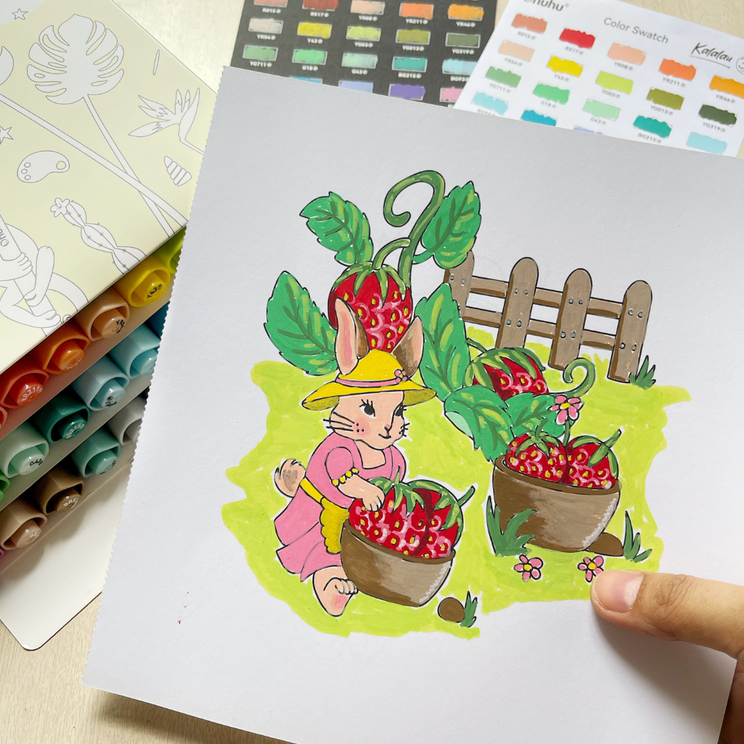 Bee Happy Coloring Pages - Printable Coloring Cards (Digital Download)