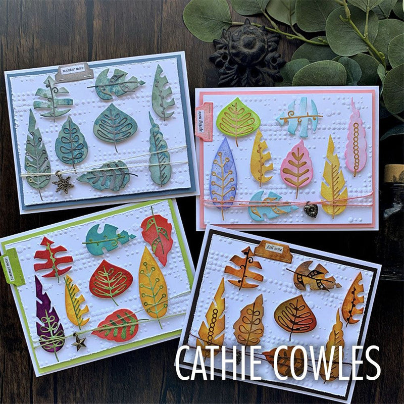 Sizzix Thinlits Die Set 18PK - Artsy Leaves by Tim Holtz