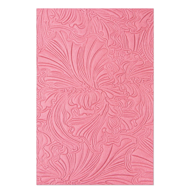 Abstract Flowers - Sizzix 3-D Textured Impressions Embossing Folder