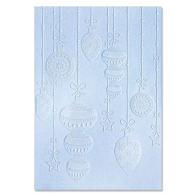Sizzix 3-D Textured Impressions Embossing Folder - Sparkly Ornaments