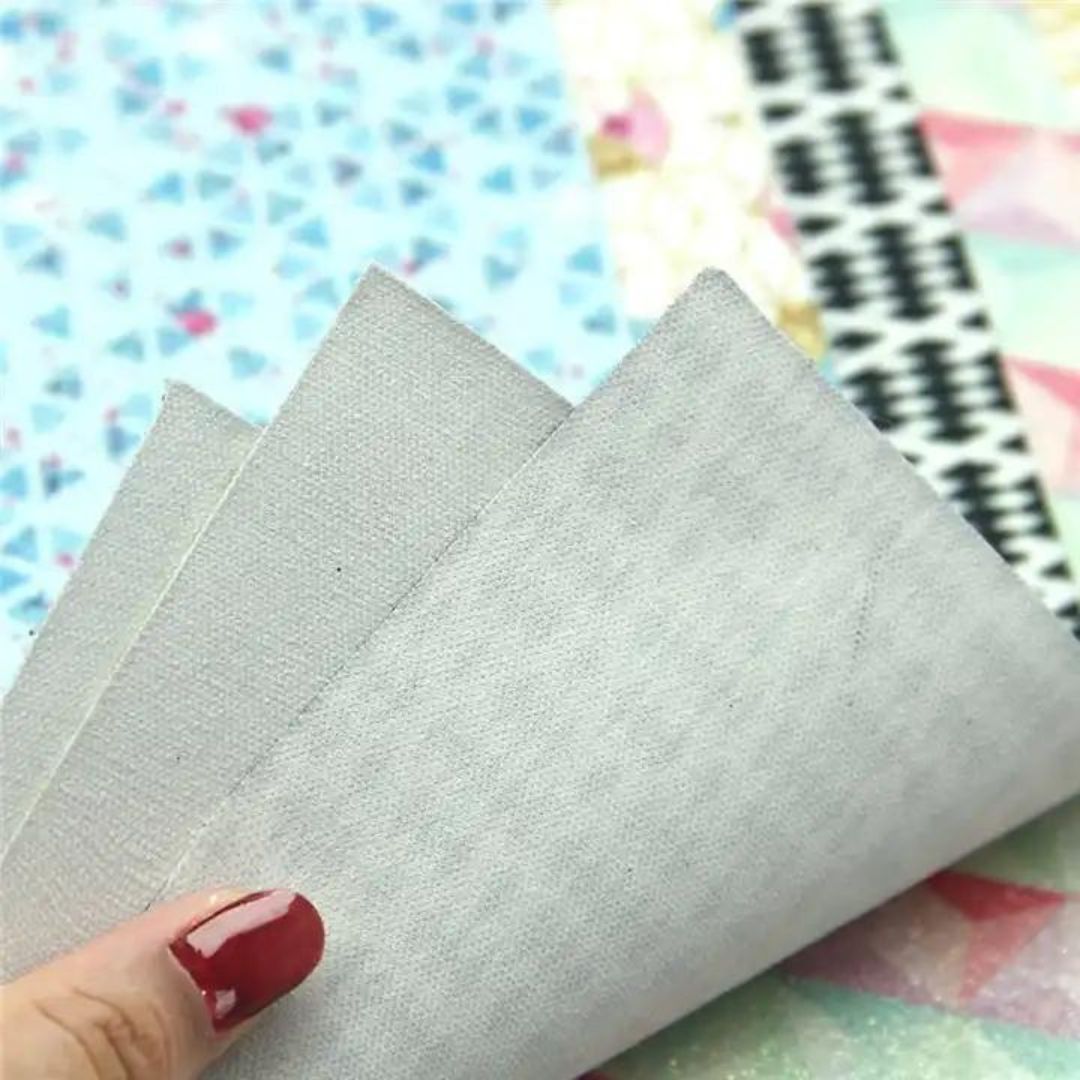 Bee Happy Faux Leather Sheets - Chevron Printed Fine Glitter 7pcs