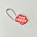 Bee Happy 3D Print Clicker Keychain