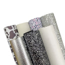 Bee Happy Faux Leather Sheets - Cow Spots Animal Print 7pcs