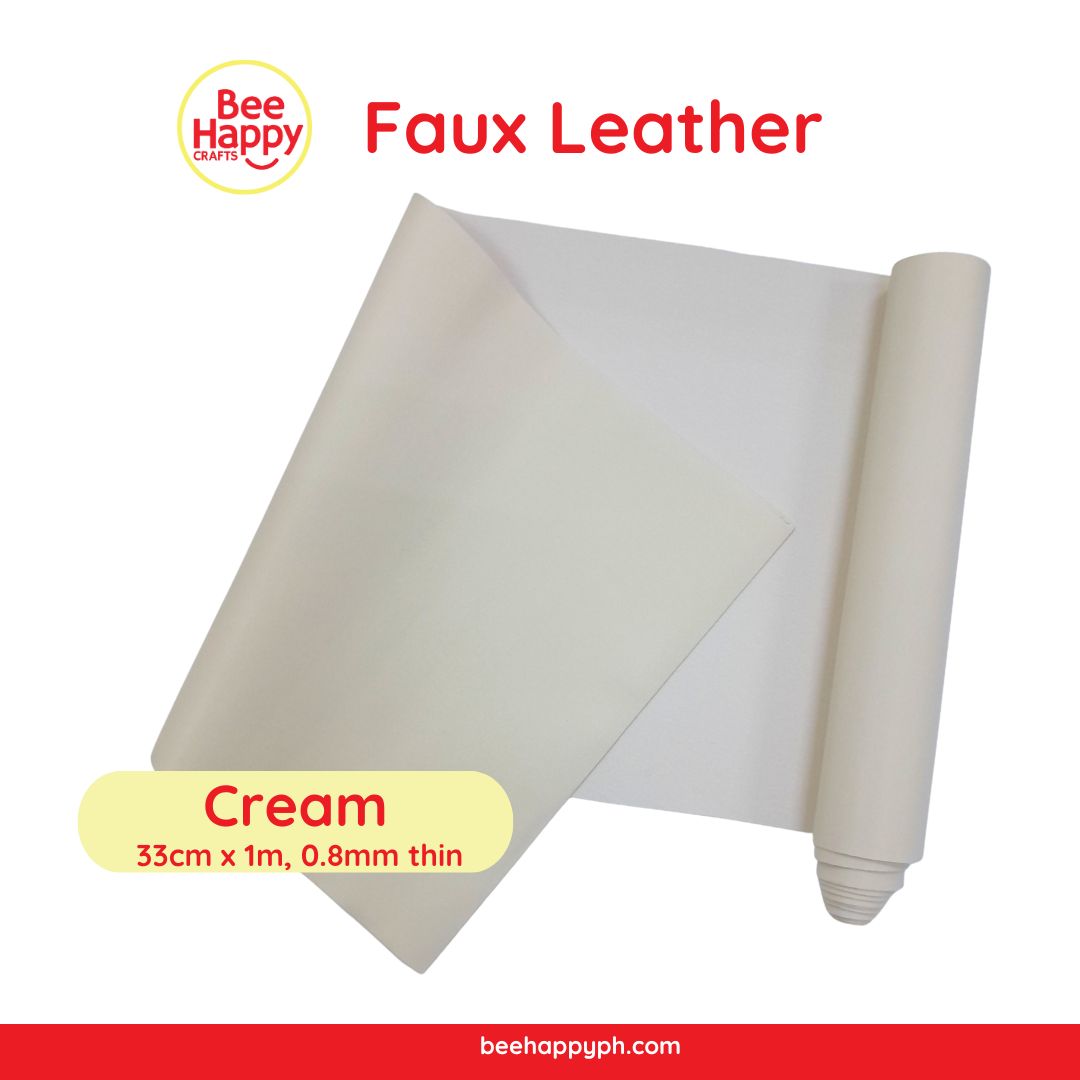 Bee Happy Thin Faux leather 33cm x 1m For Cricut, Silhouette, Sizzix and Brother