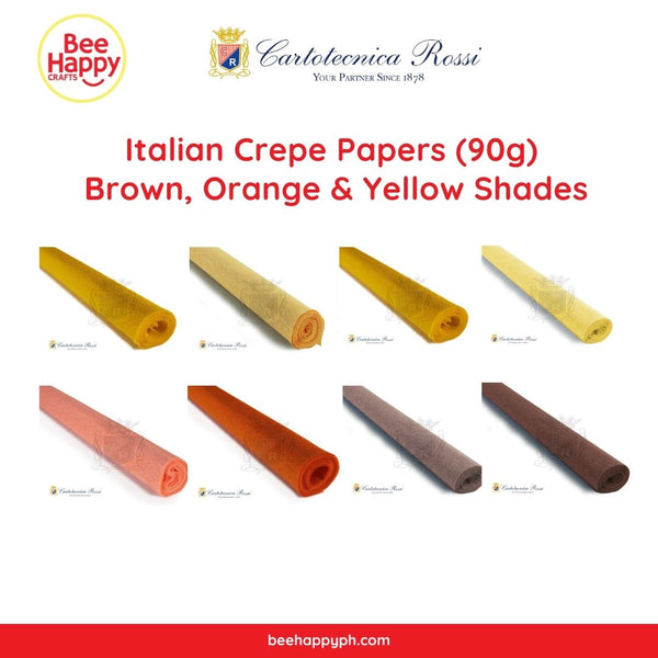 New Line of Colors for 90gsm Crepe Paper from Cartotecnica Rossi