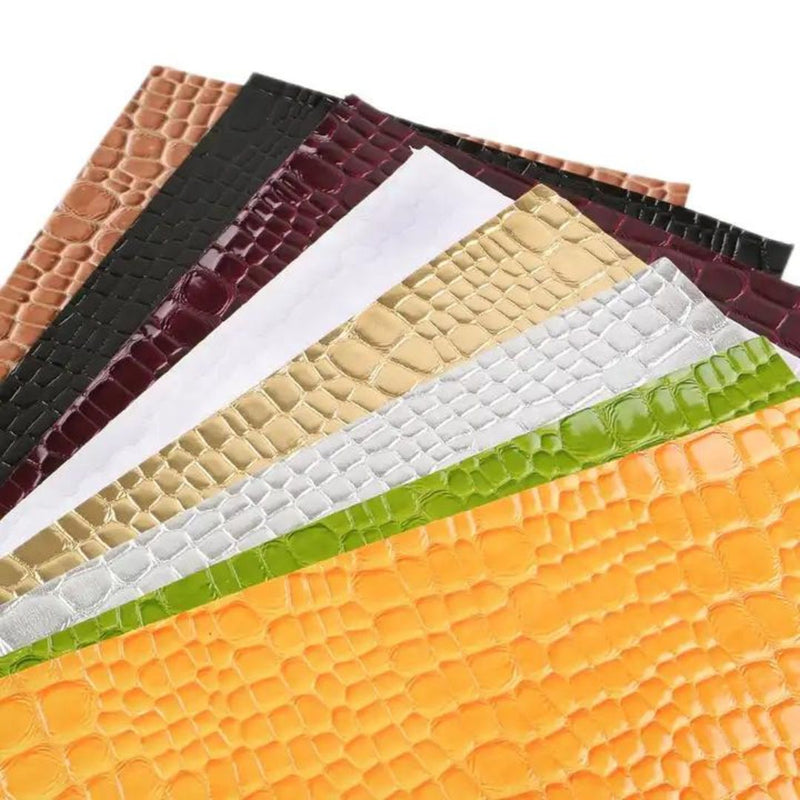 Bee Happy Faux Leather Sheets - Snake Crocodile 8pcs