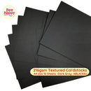 Bee Happy 216gsm Textured Cardstocks A4 Size 10 Sheets - Neutrals & Basics
