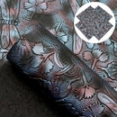 Bee Happy Faux Leather Sheets - Retro Butterfly Dragonfly Embossed