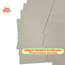 Bee Happy 250gsm Smooth Cardstocks 10 Sheets - Neutrals & Grays
