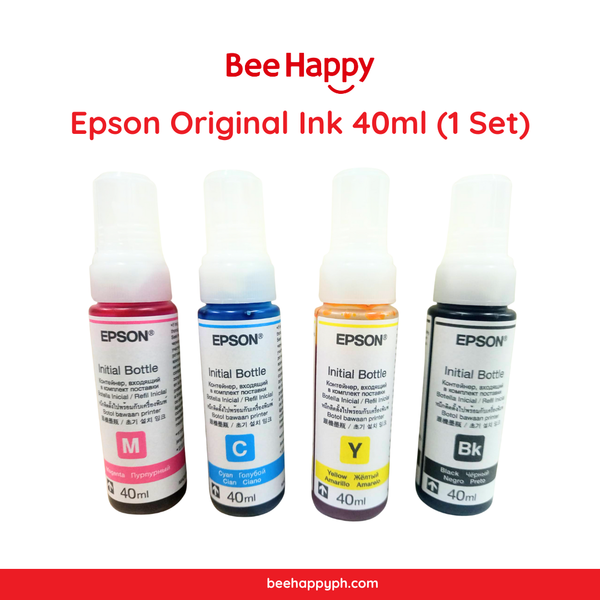 Epson Original Ink 40ml (1 Set) for L100/L200/L121/L110/L210/L120/L220/L360