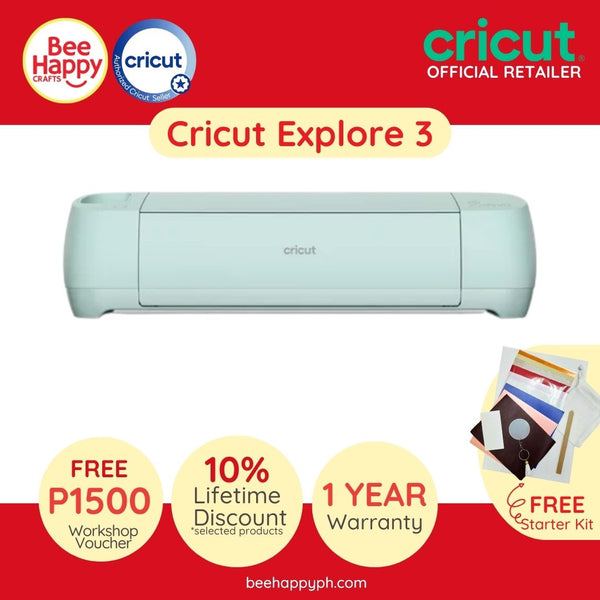 Cricut Explore 3 Electronic Cutting Machine + Free Workshop