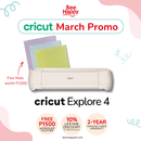 Cricut Explore 4 Seashell Electronic Cutting Machine + Free Workshop