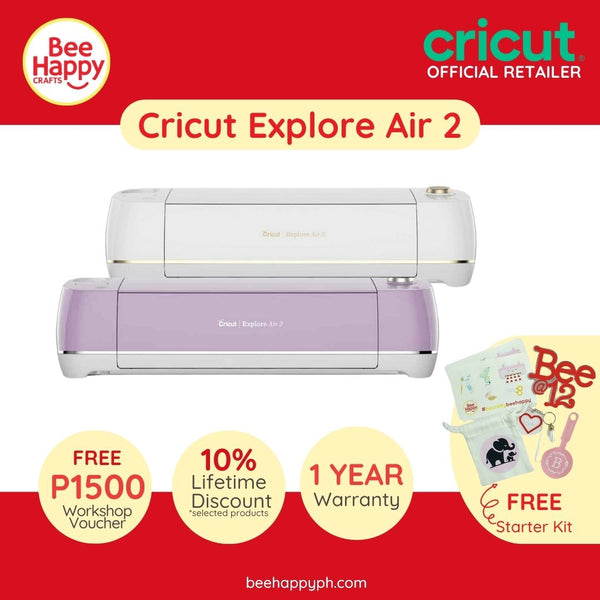 Cricut Explore Air 2 + Free Starter Kit + Free P1500 Workshop Voucher