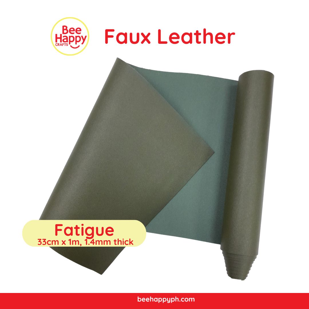 Bee Happy Thick Faux leather 33cm x 1m For Cricut, Silhouette, Sizzix and Brother