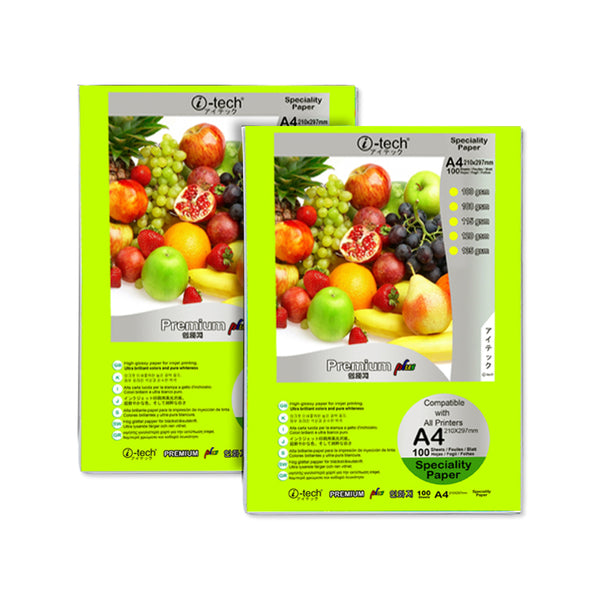 I-Tech 115gsm Glossy Photo Paper Premium Quality (100 sheets)