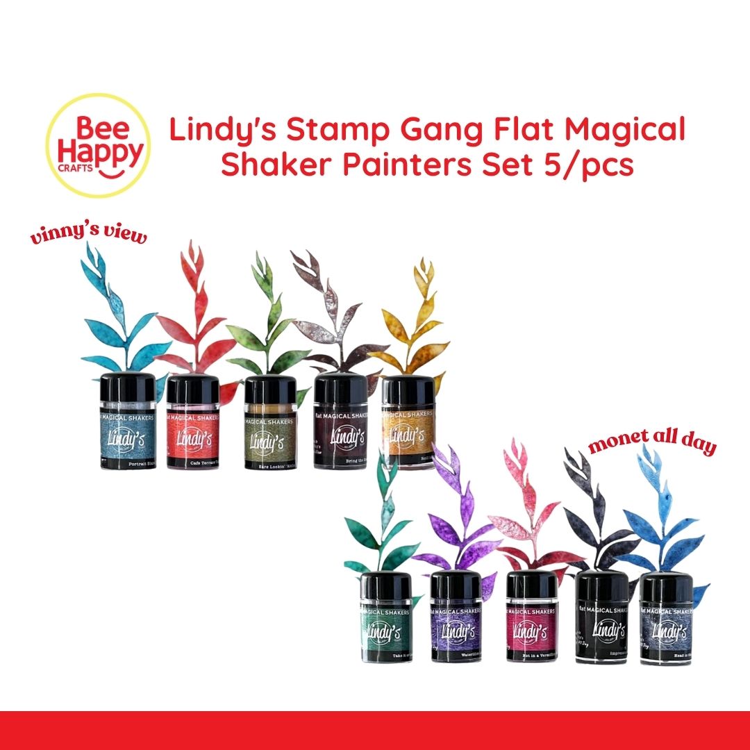 Lindy's Stamp Gang Flat Magical Shaker Painters Set 5pcs