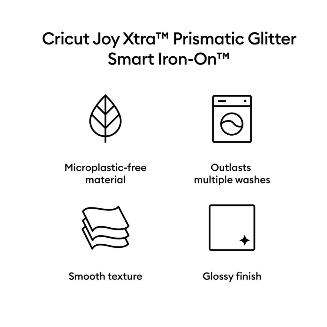 Cricut Joy Xtra™ Prismatic Glitter Smart Iron-On™ (19 in)