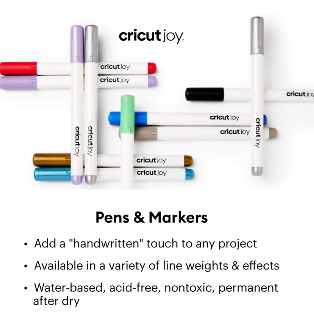 Cricut Joy Gel Point Pens 1.0 (3) Teal, Purple, Pink