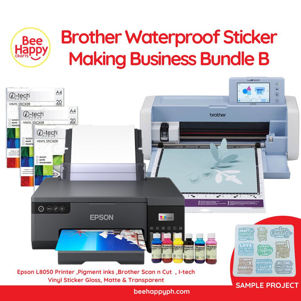 Brother Waterproof Sticker Making Business Bundle B