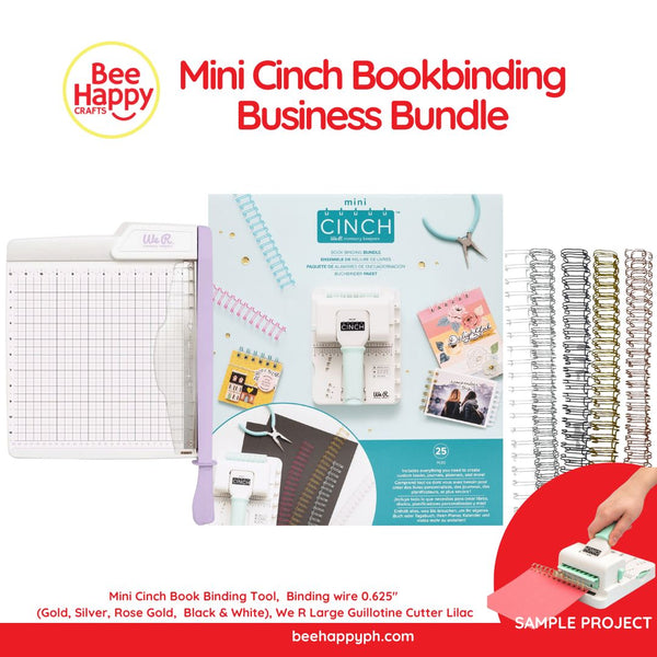 Mini Cinch Bookbinding Business Bundle (Good for 60 A4 or 120 A5 size projects)