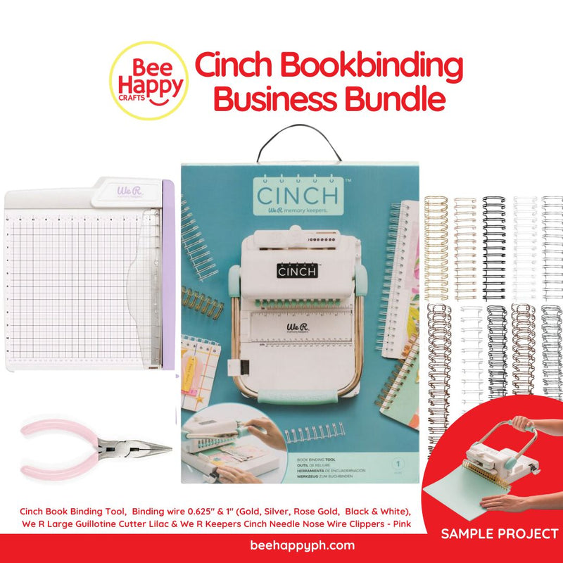 Book binding has never been easier with The Cinch book binding machine!  Preserve memories, make recipe books, create your own journals and planners  in no, By We R Makers