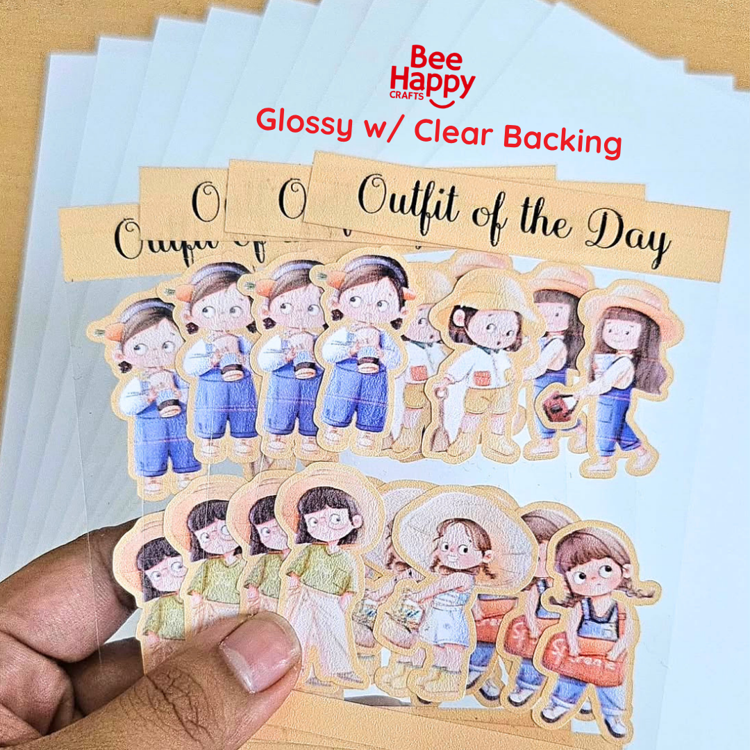 Waterproof Printable Vinyl Sticker A4 (Itech & Bee Happy)