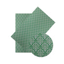 Bee Happy Faux Leather Sheets - Damask