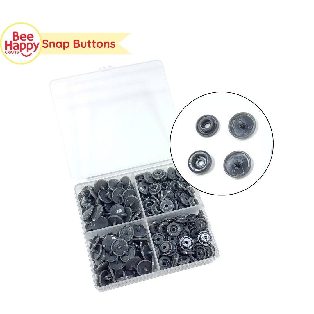 Bee Happy Snap Buttons 50 sets (200pcs)