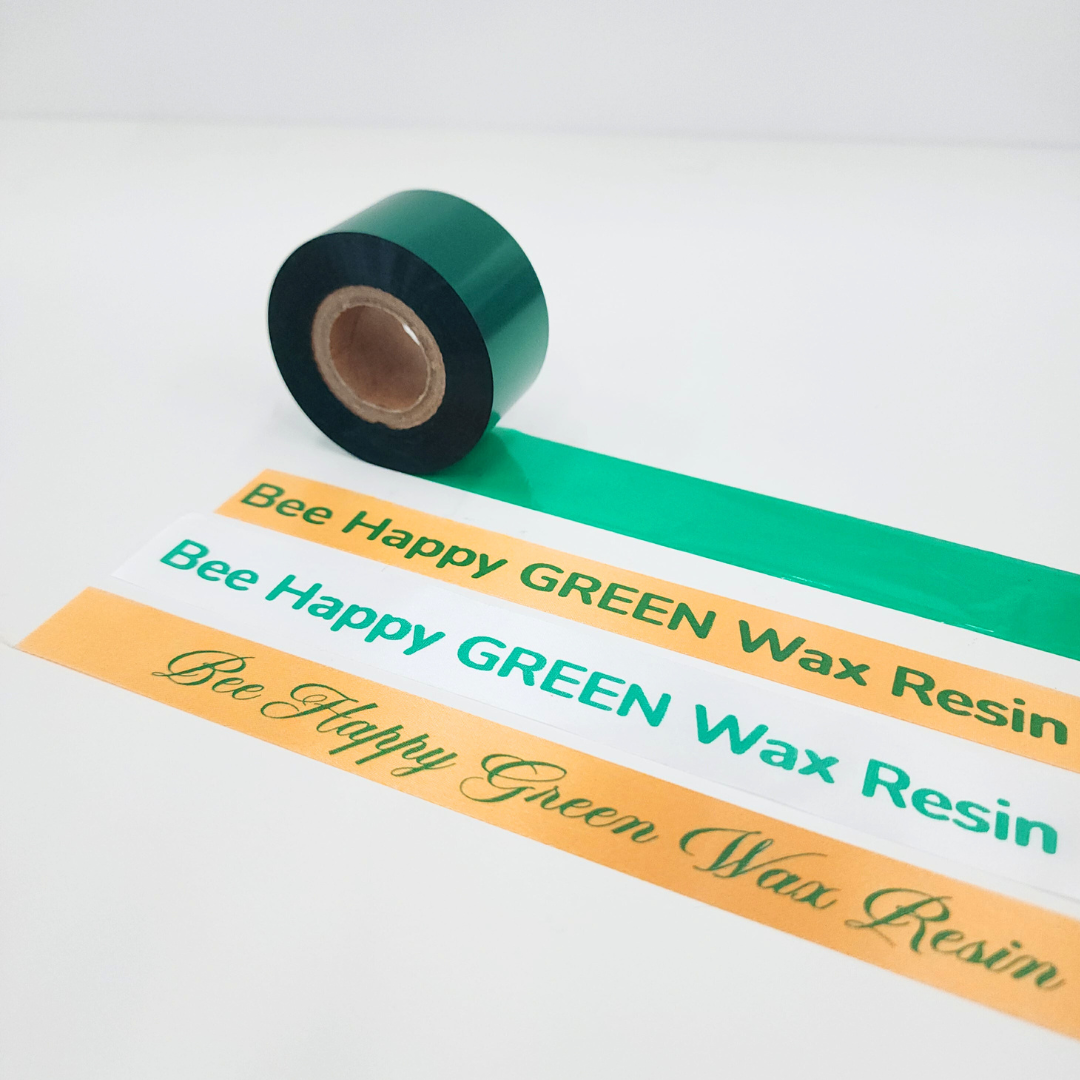 Bee Happy Wax Resin Ribbon 30mm x 200m