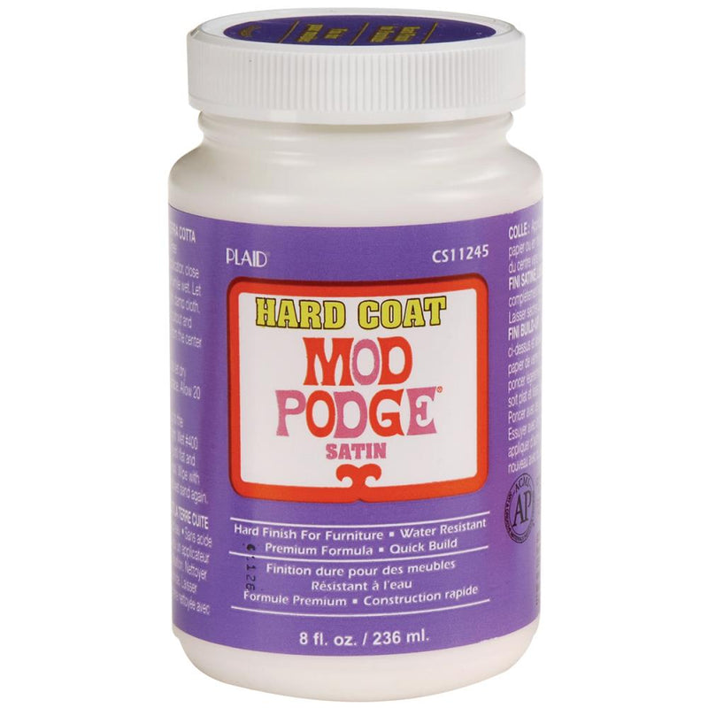 Mod Podge Plaid Satin Hard Coat Finish 8oz