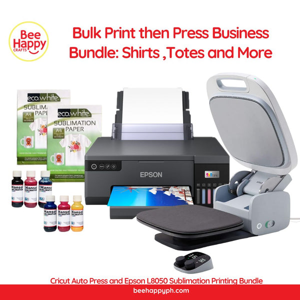 Bulk Print then Press Business Bundle: Shirts, Totes and More Cricut