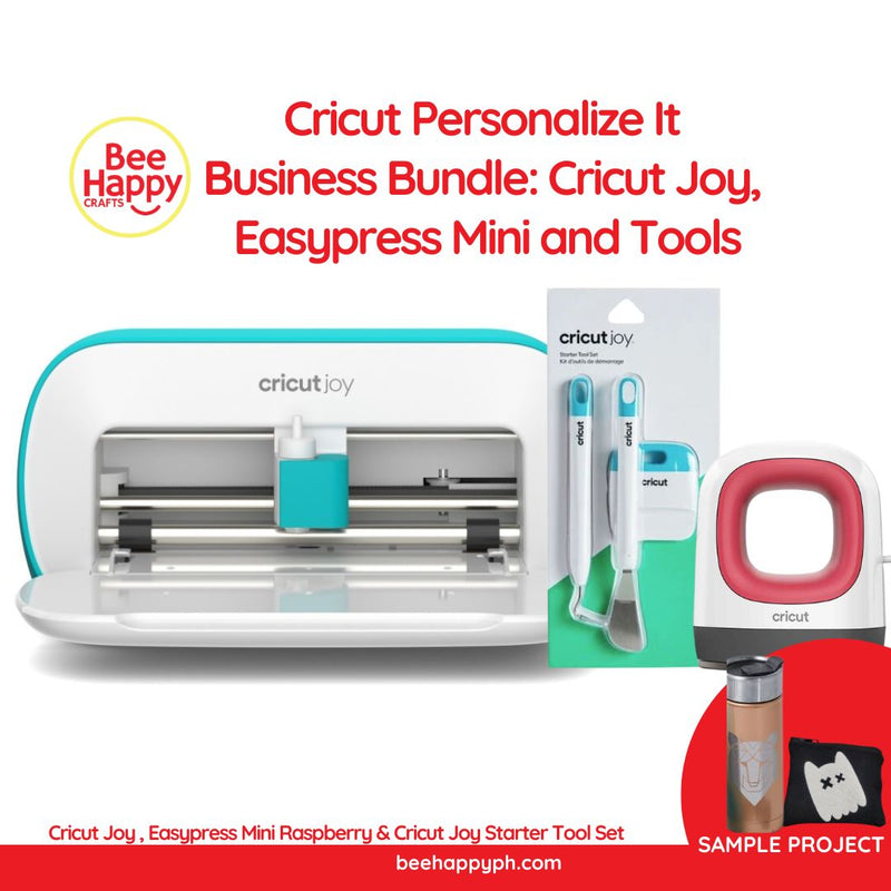 Cricut Personalize It Business Bundle : Cricut Joy, Easypress Mini and Tools