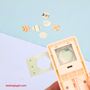 Bee Happy Journaling Punchers (Stamp, Square, Hexagon, Circle Shape Punch)